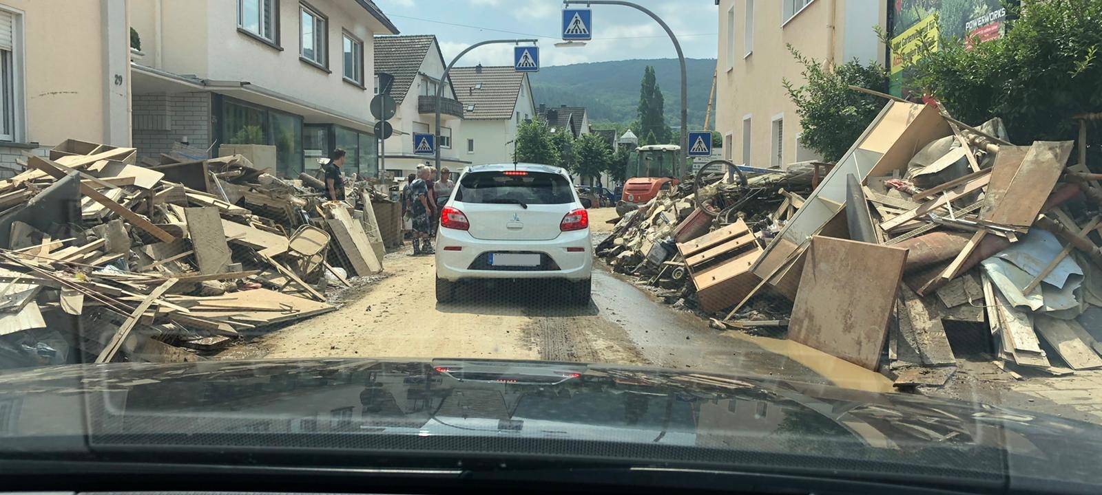 Freiwillige Helfer aus dem Westmünsterland in Ahrweiler