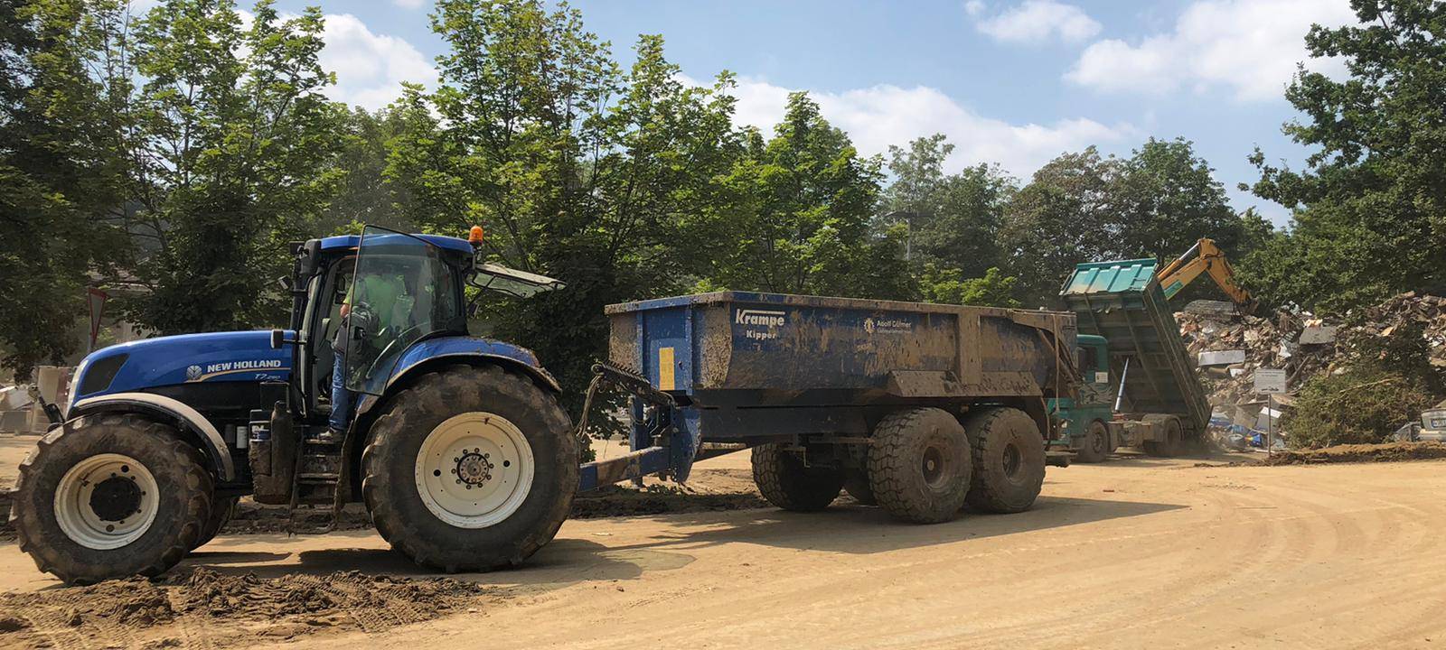 Freiwillige Helfer aus dem Westmünsterland in Ahrweiler