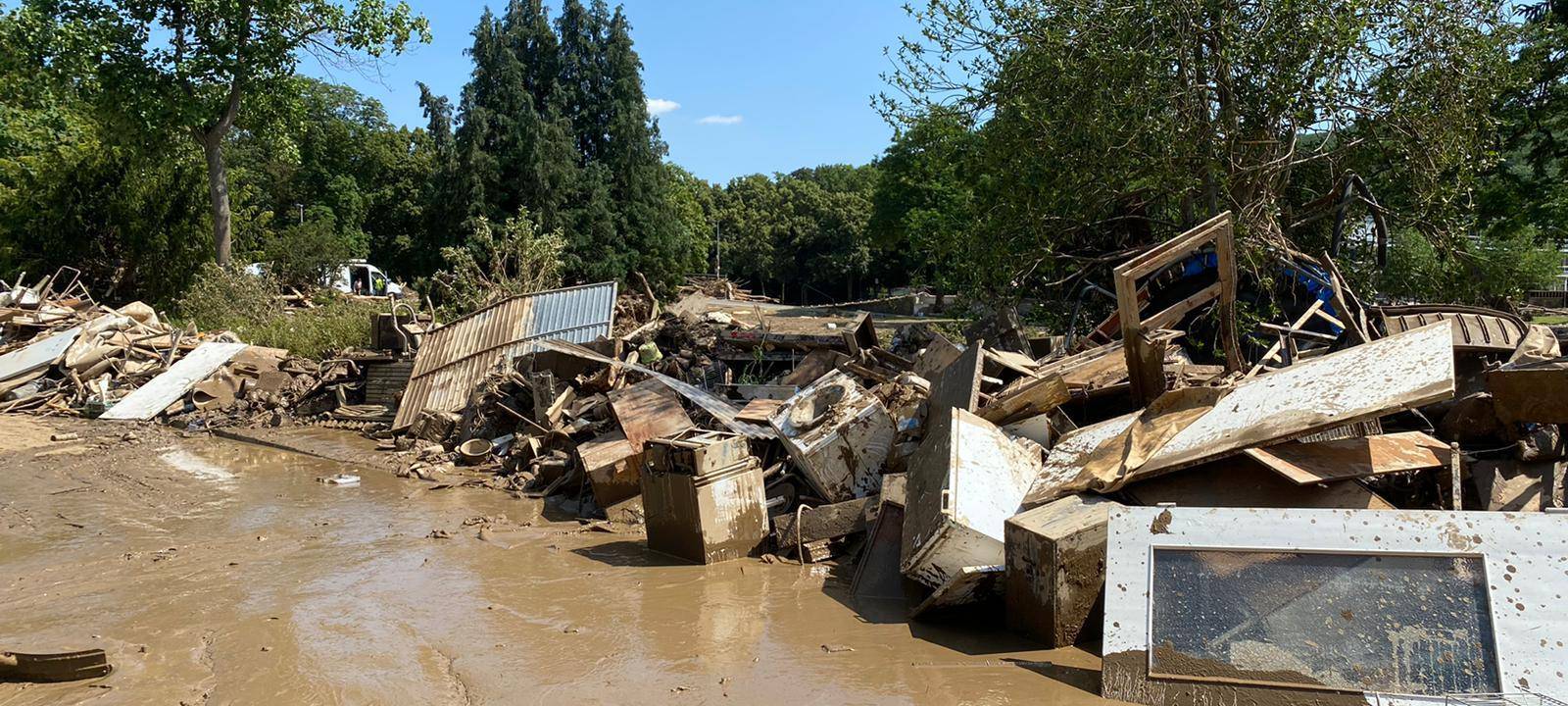 Freiwillige Helfer aus dem Westmünsterland in Ahrweiler