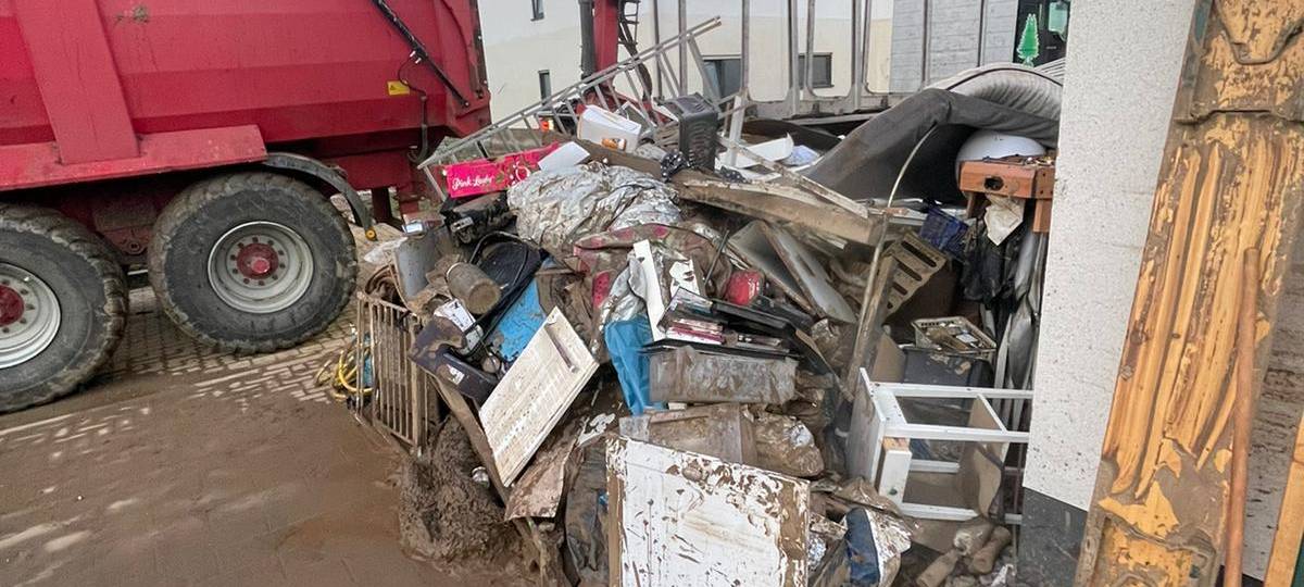 Freiwillige Helfer aus dem Westmünsterland in Ahrweiler