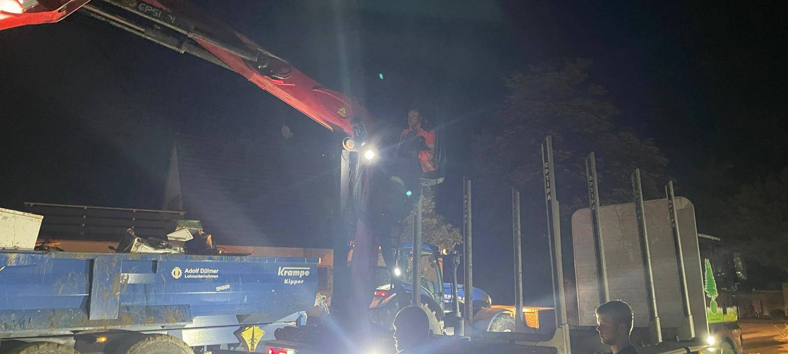 Freiwillige Helfer aus dem Westmünsterland in Ahrweiler