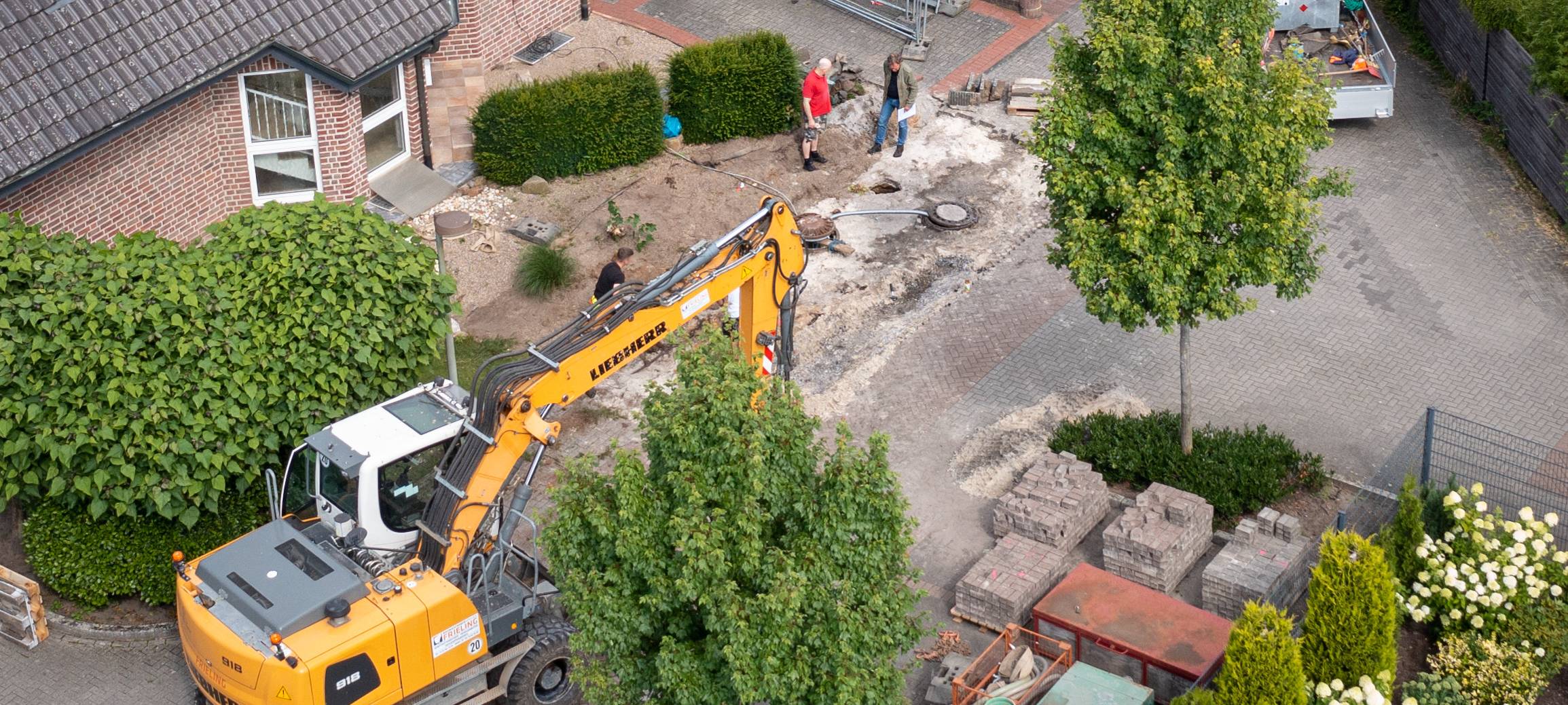 Schmutzwasserrohr in Ottenstein gebrochen