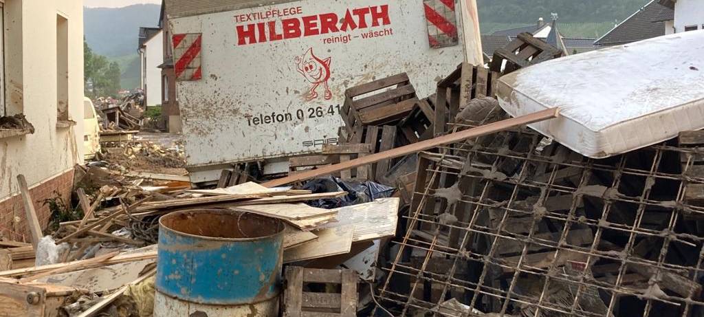 Flutkatastrophe: Winzer schaut nach vorne