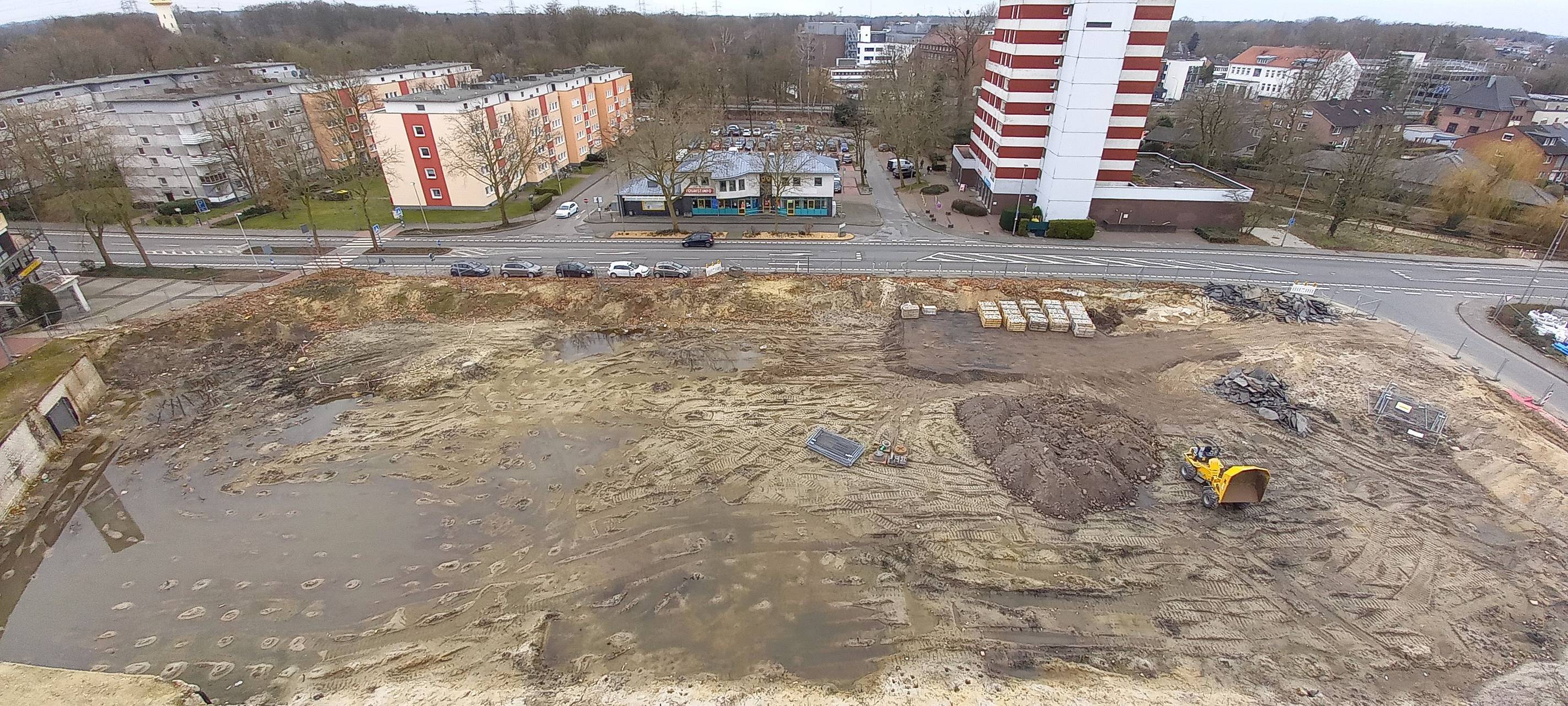 Bombenverdacht auf dem alten Hertie-Gelände in Gronau