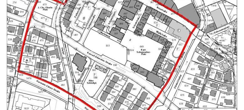 Bombenverdacht auf dem alten Hertie-Gelände in Gronau
