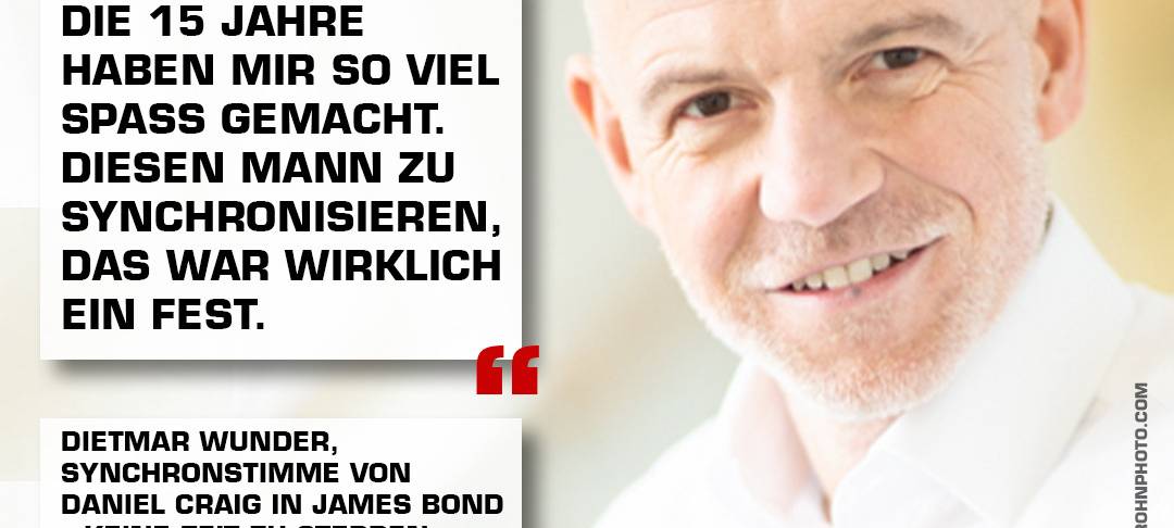 Dietmar Wunder - die deutsche Stimme von James Bond