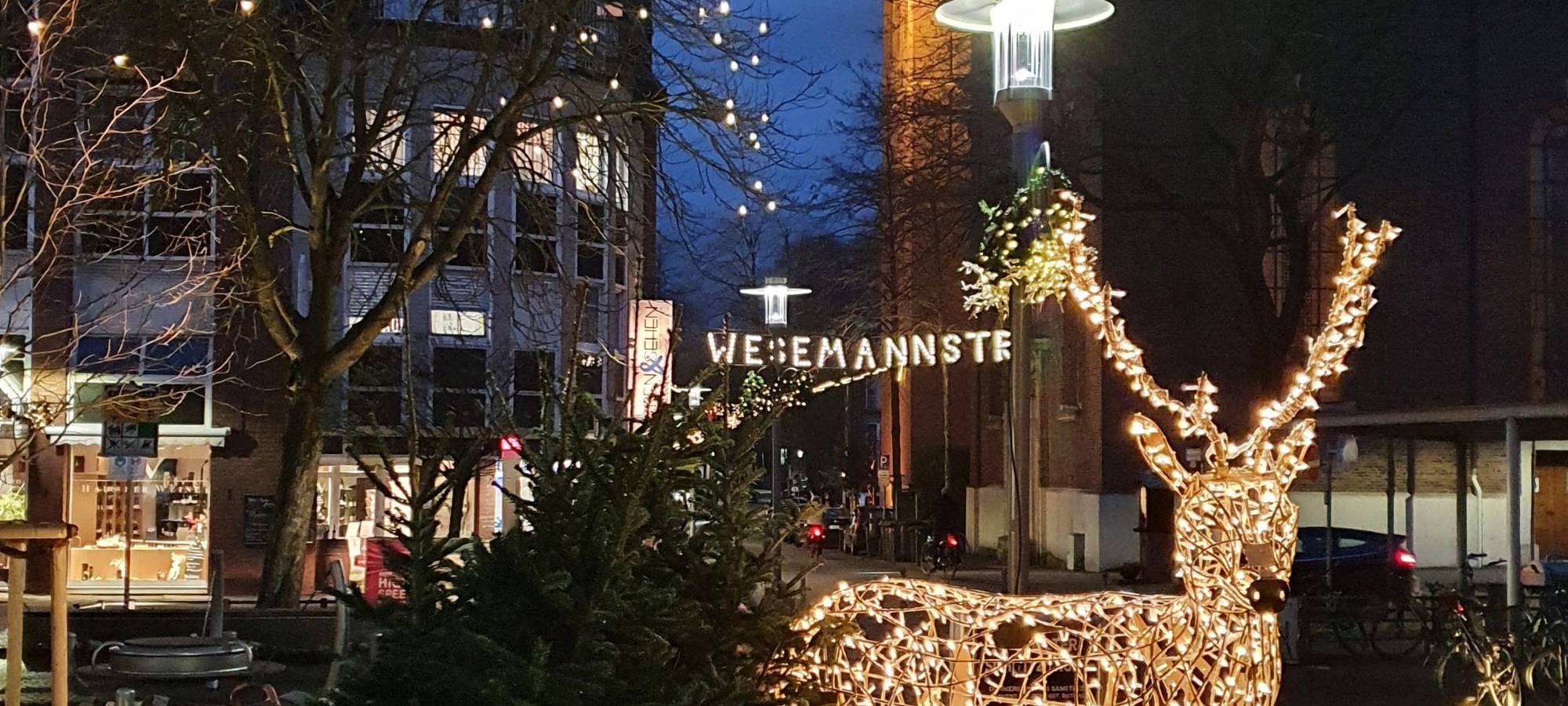 Weihnachtsbeleuchtung in Bocholt