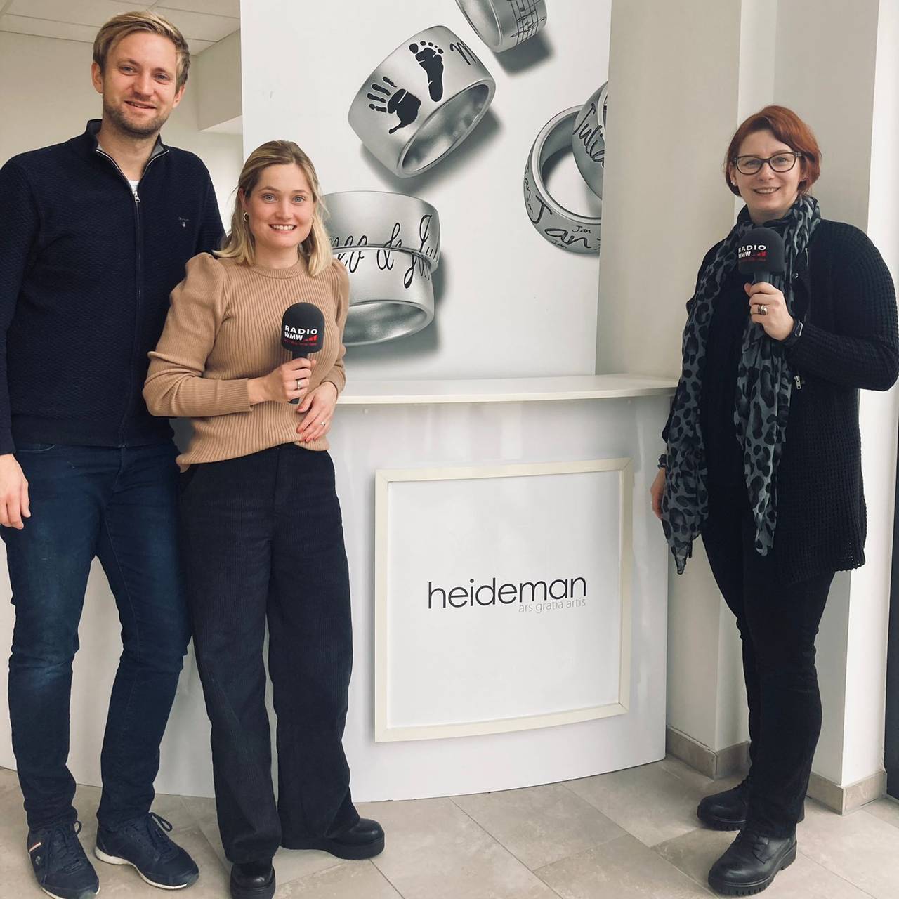 RADIO WMW-Reporterin Anne Schweizer zu Besuch bei Eva-Maria und Jan Heideman in Gronau