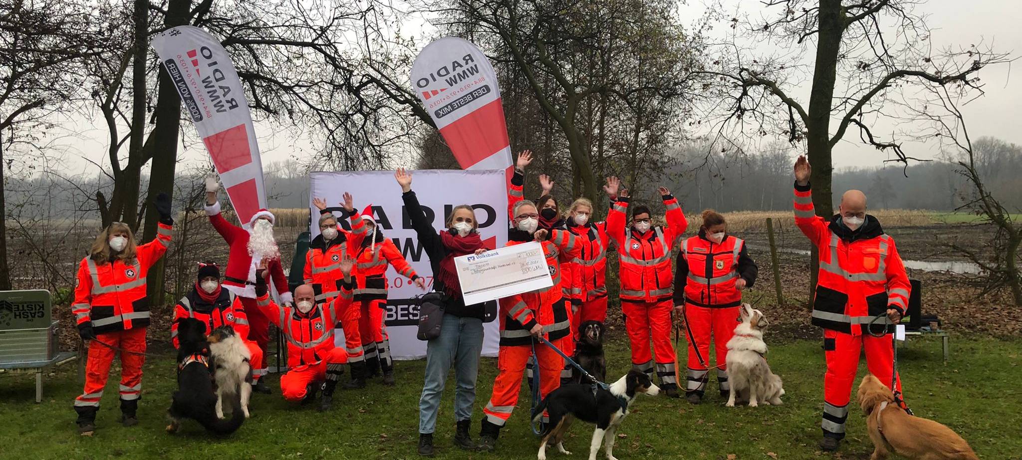 1000€ für die Rettungshundestaffel Münsterland e.V.