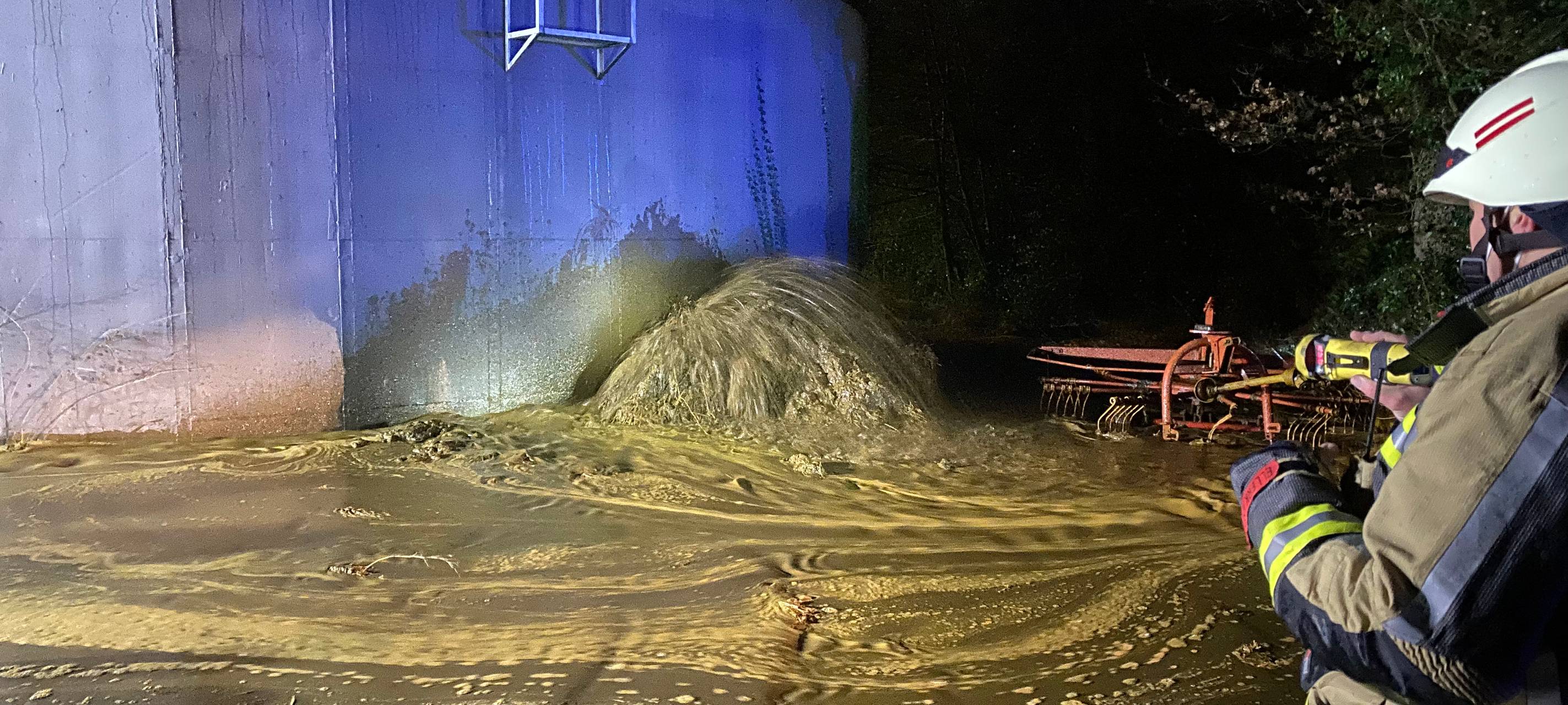Tausende Liter Gülle aus Silo ausgelaufen
