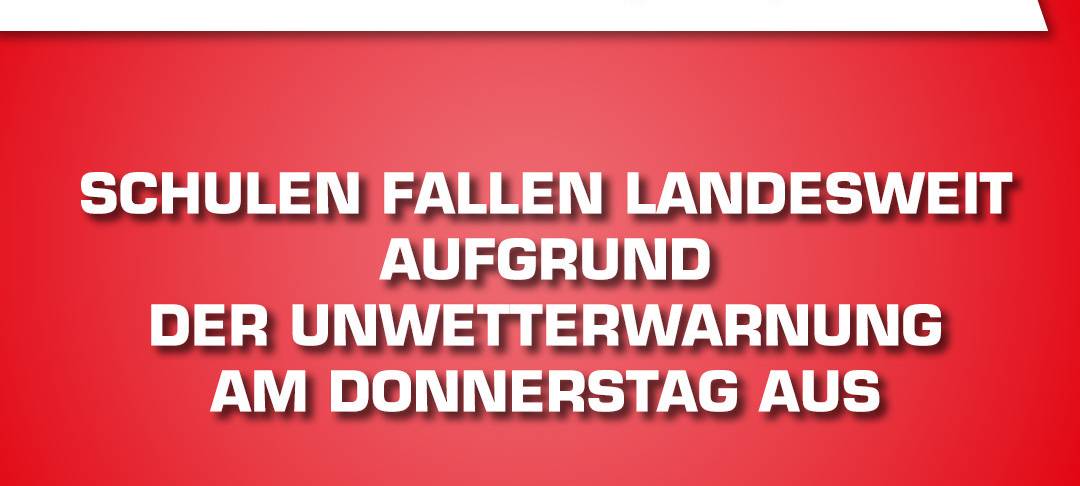 Keine Schule in NRW wegen Unwetterwarnung