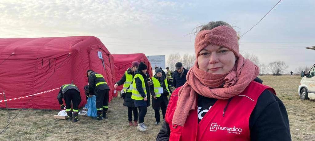 Ukraine: Bocholterin für Humedica vor Ort