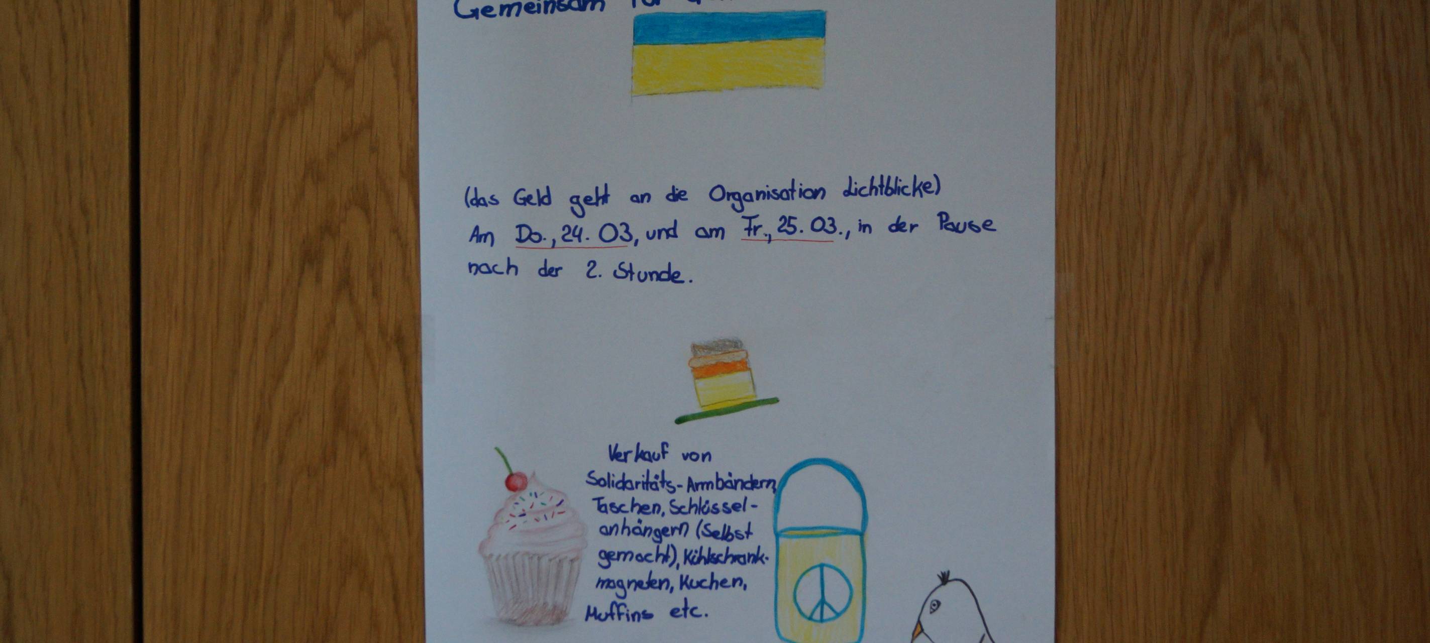 Spendenaktion des Gymnasiums Mariengarden Burlo