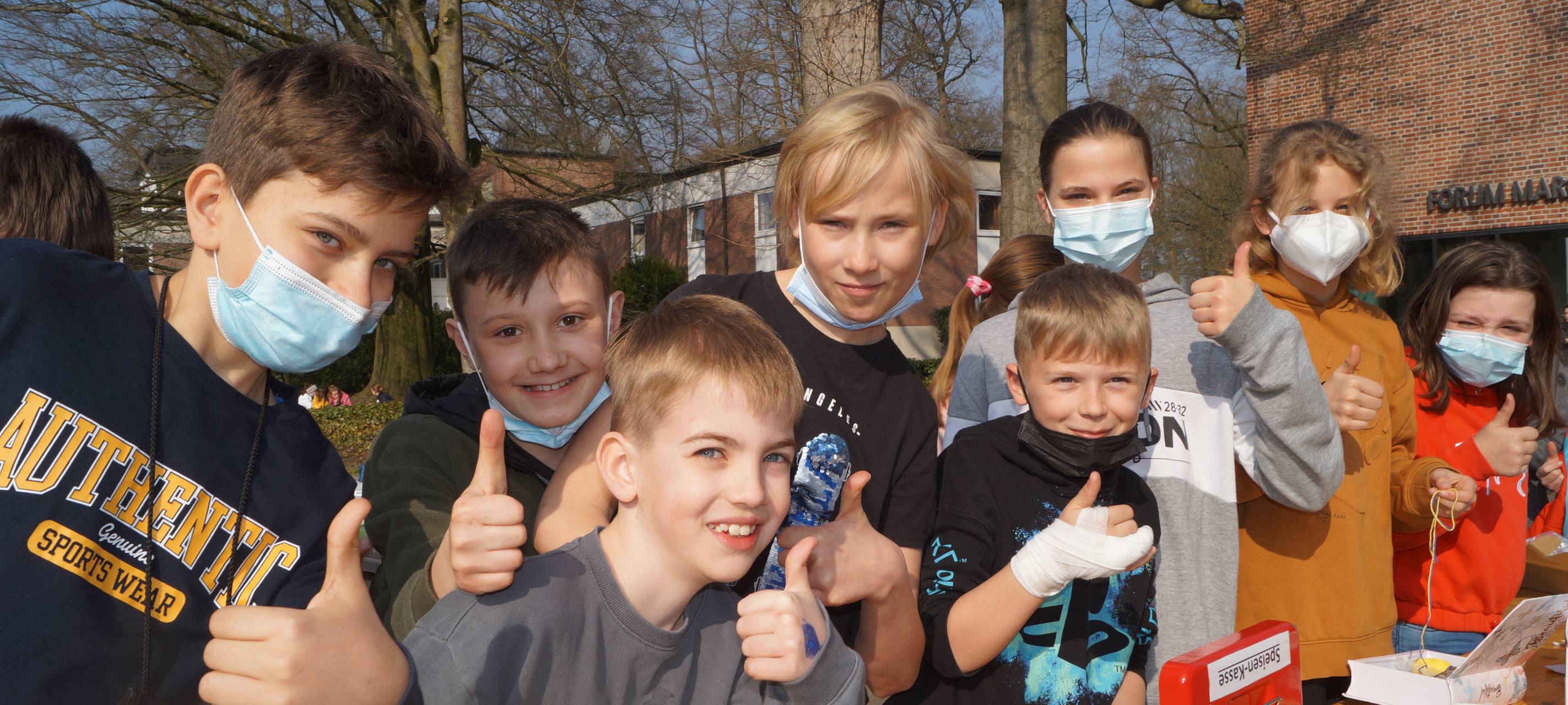 Spendenaktion des Gymnasiums Mariengarden Burlo