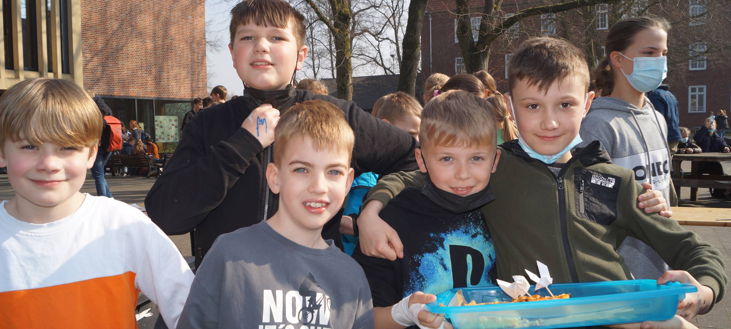 Spendenaktion des Gymnasiums Mariengarden Burlo