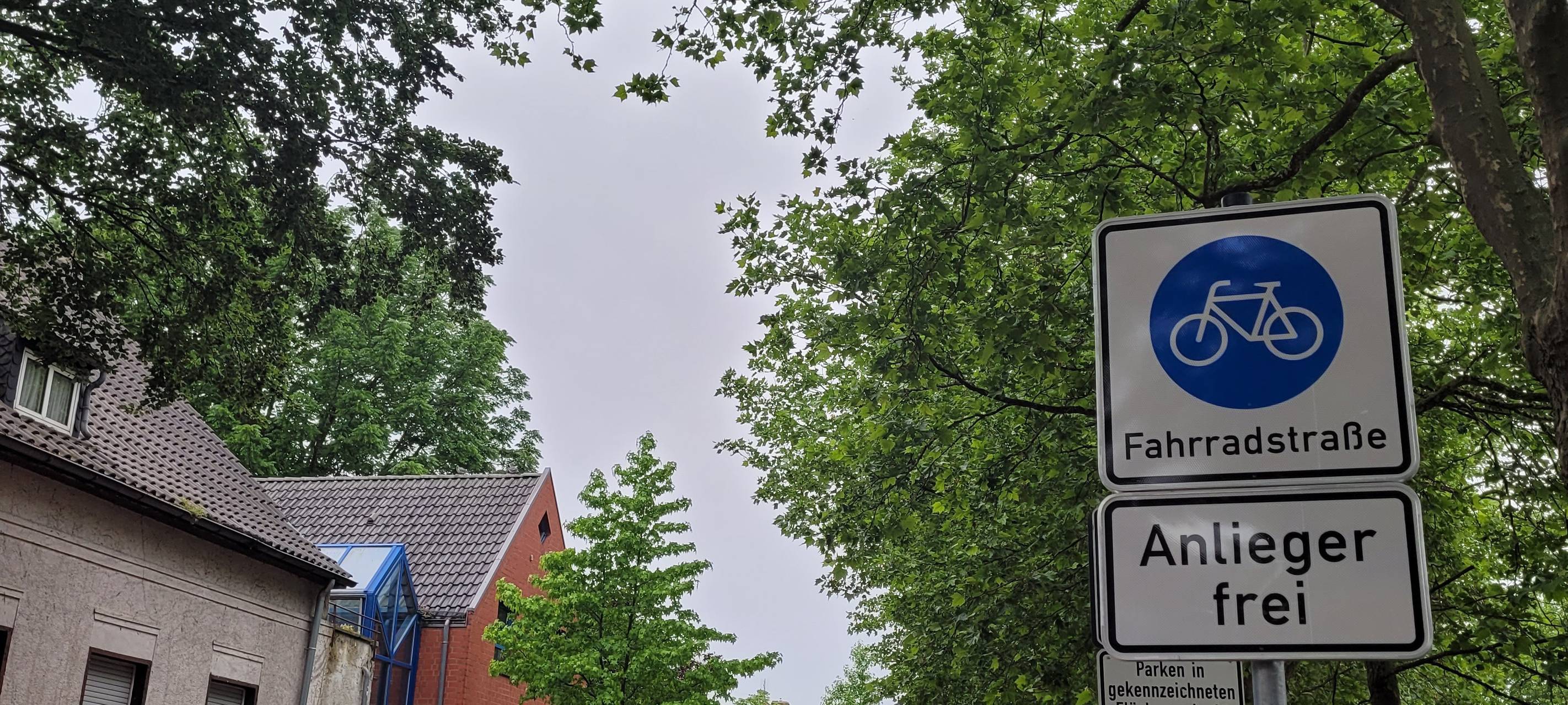 Neue Straße für Fahrradfahrer in Ahaus