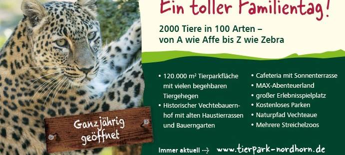 Tierpark Nordhorn - Eintritt frei am 6. November