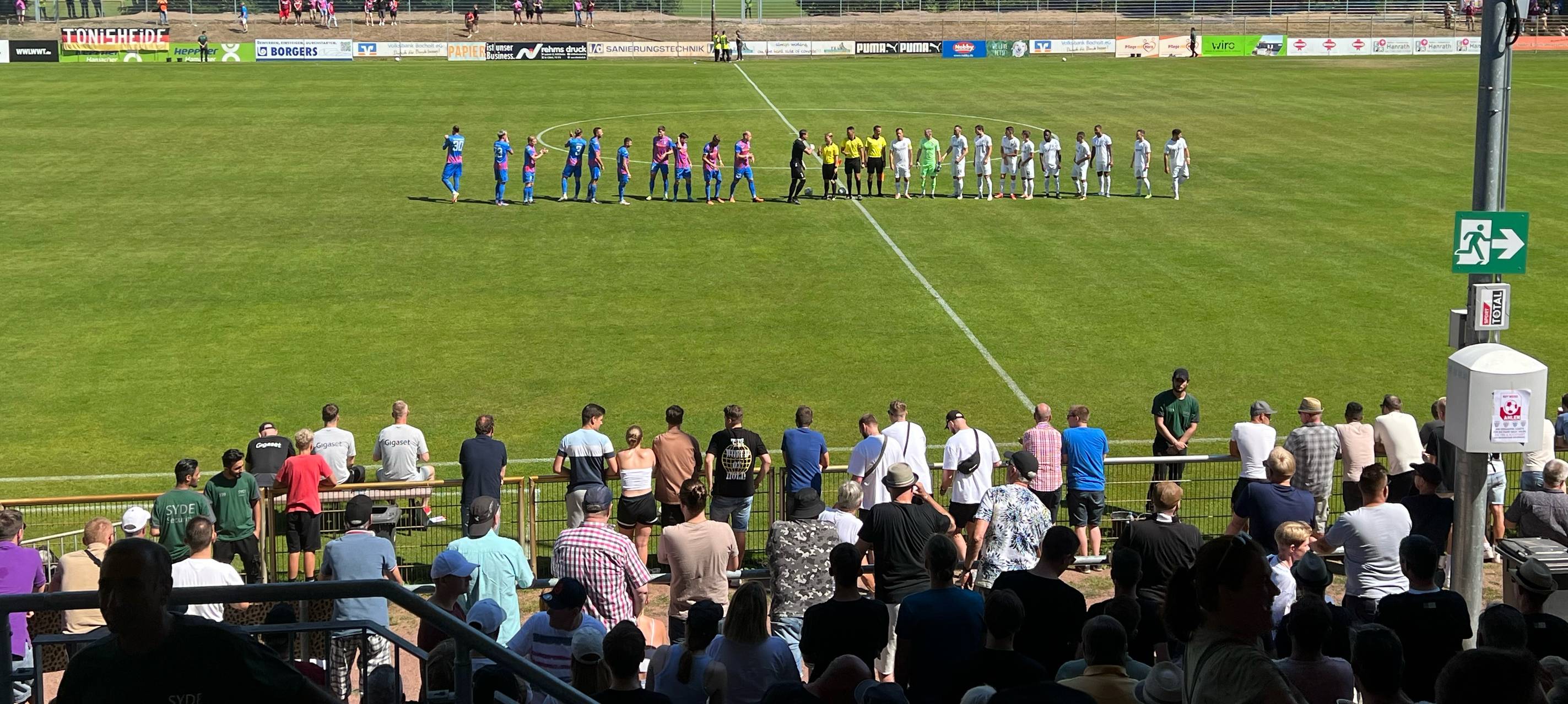 Der 1. FC Bocholt spielt 2:2 gegen den Wuppertaler SV