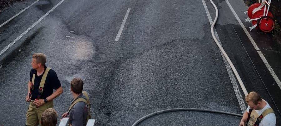 Waldbrand bei Schermbeck an der A31