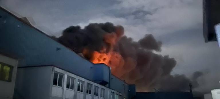 Brand bei Schmitz Cargobull in Vreden