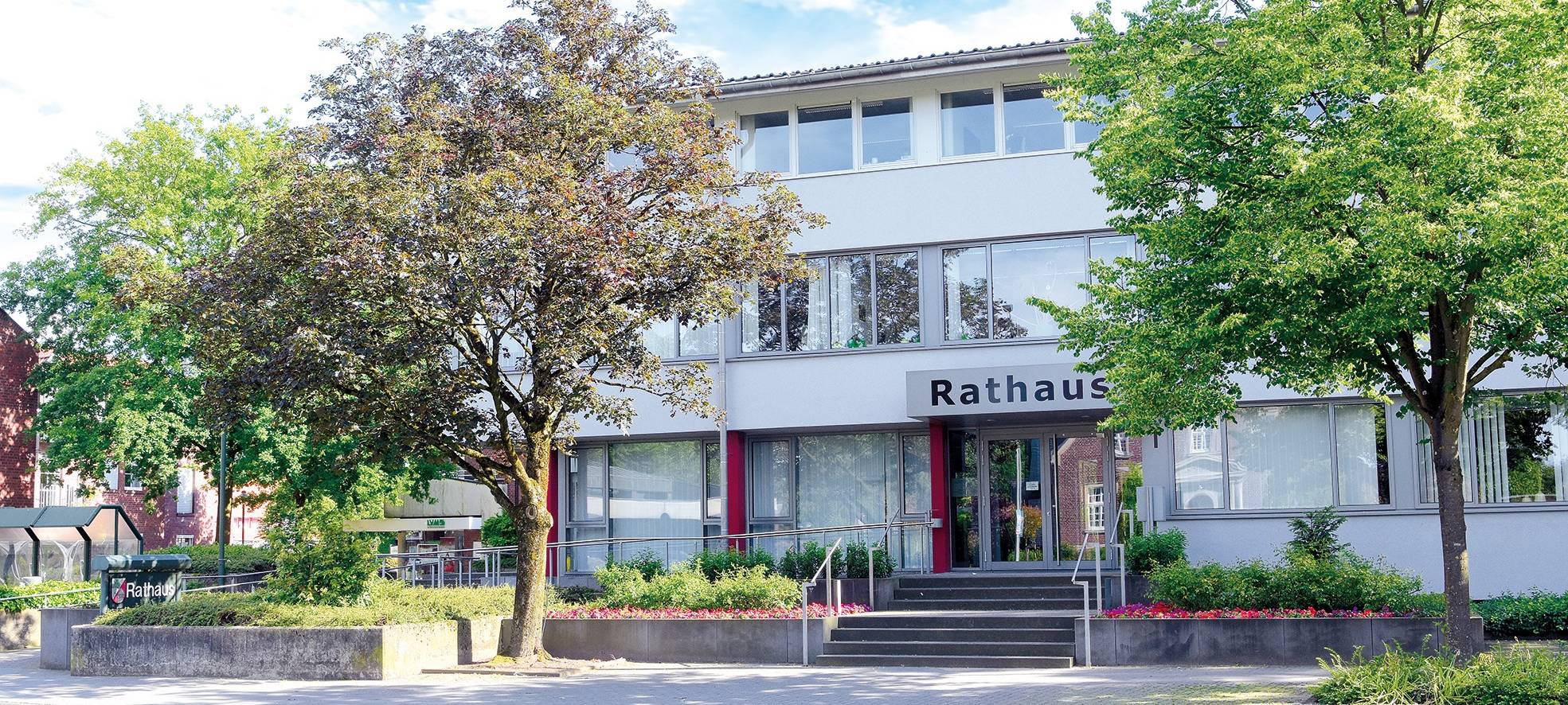 Rathaus Südlohn geschlossen für BM-Verabschiedung