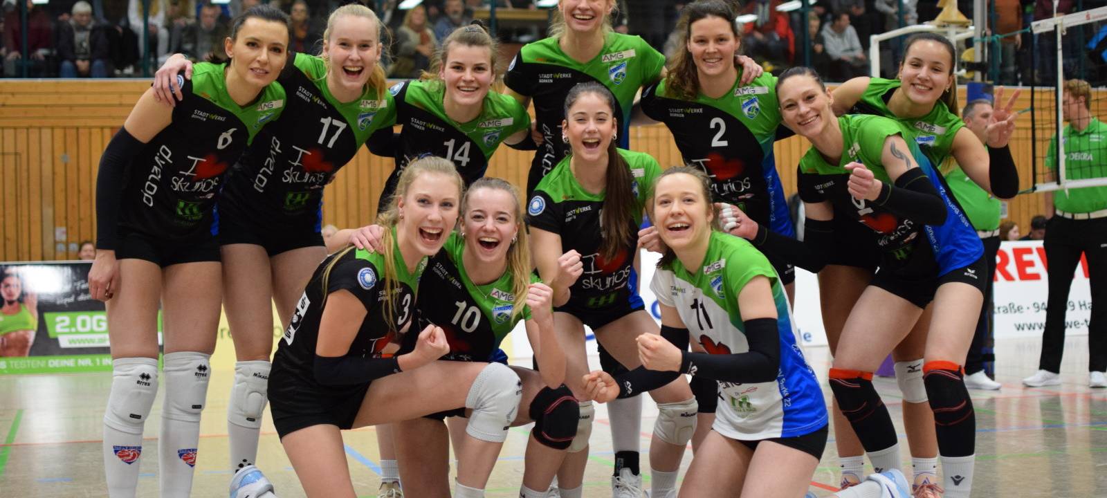 Volleyball: Skurioser Derby-Sieg in Dingden