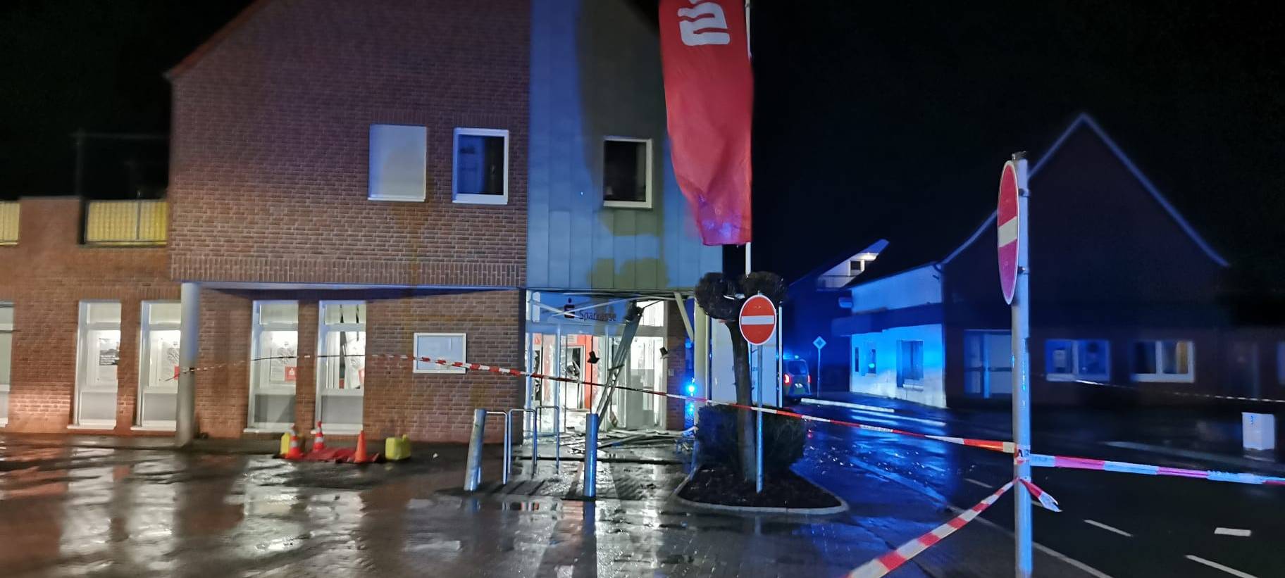 Geldautomat in Heiden gesprengt