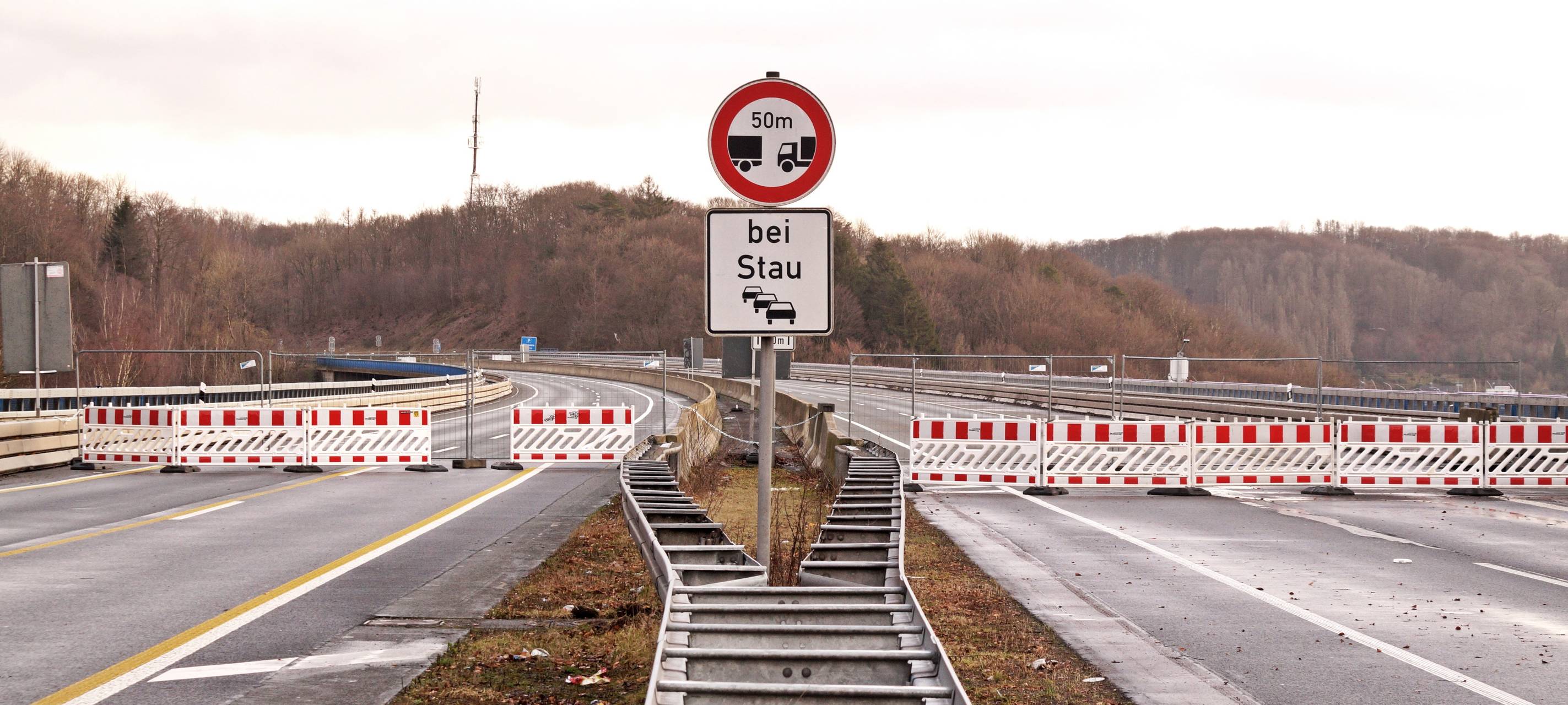 B54 eine Woche lang gesperrt