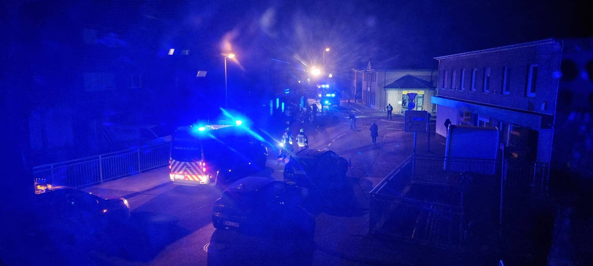 Geldautomat in Isselburg gesprengt