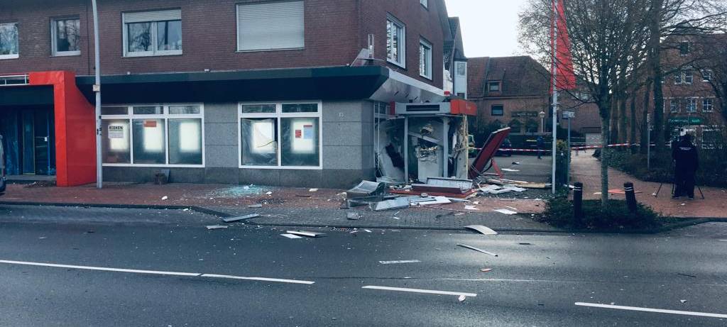 Geldautomat in Velen gesprengt
