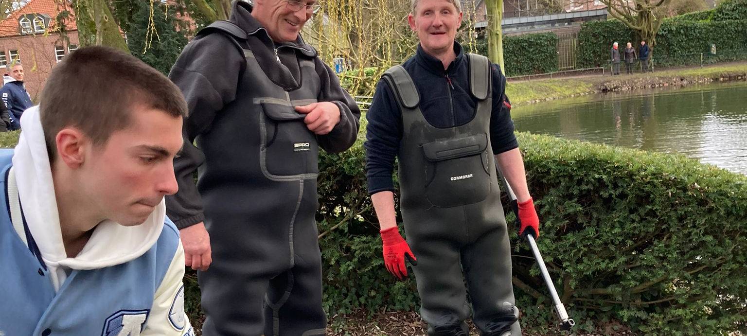 Schwanenküken in Ahaus gerettet