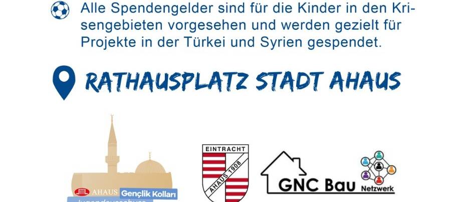 Kinder kicken in Ahaus für Kinder in Not
