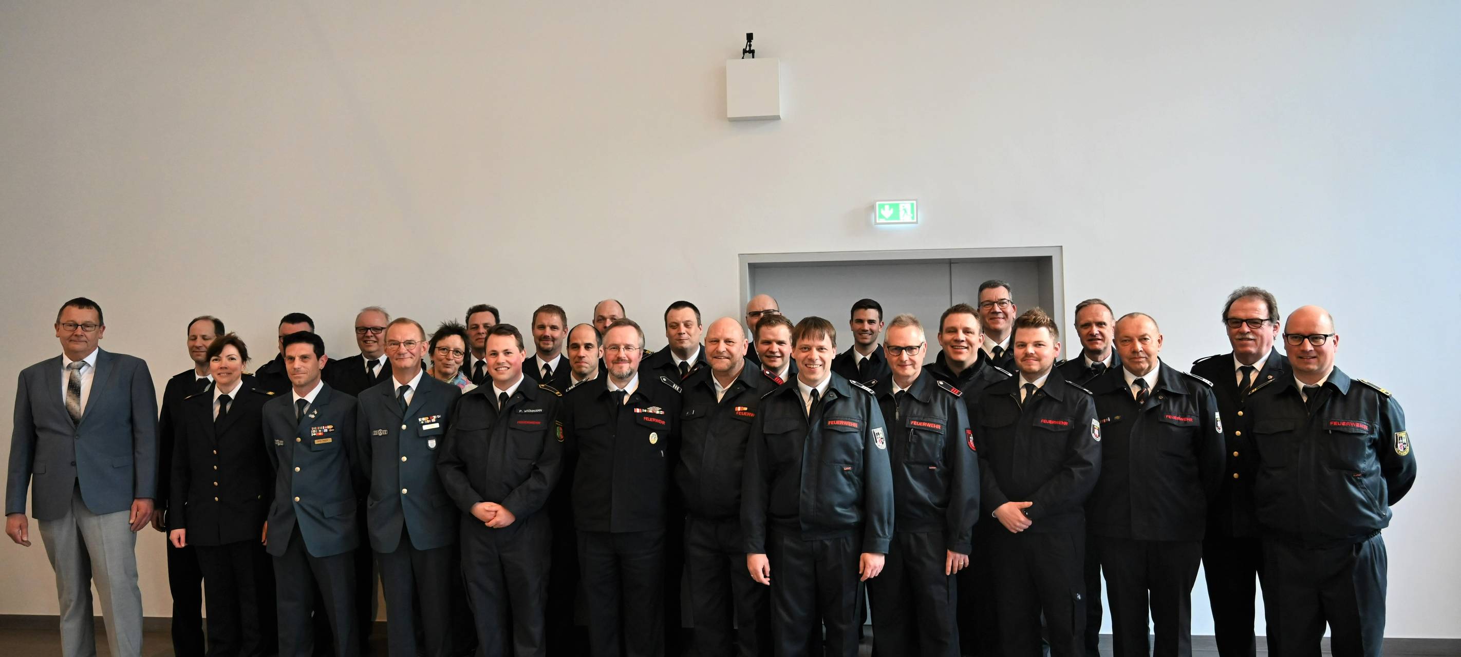 Ehrung Fluthelfer aus dem Bezirk Münster