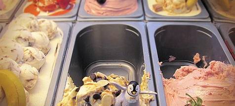 Eisdielen weniger Plastikmüll