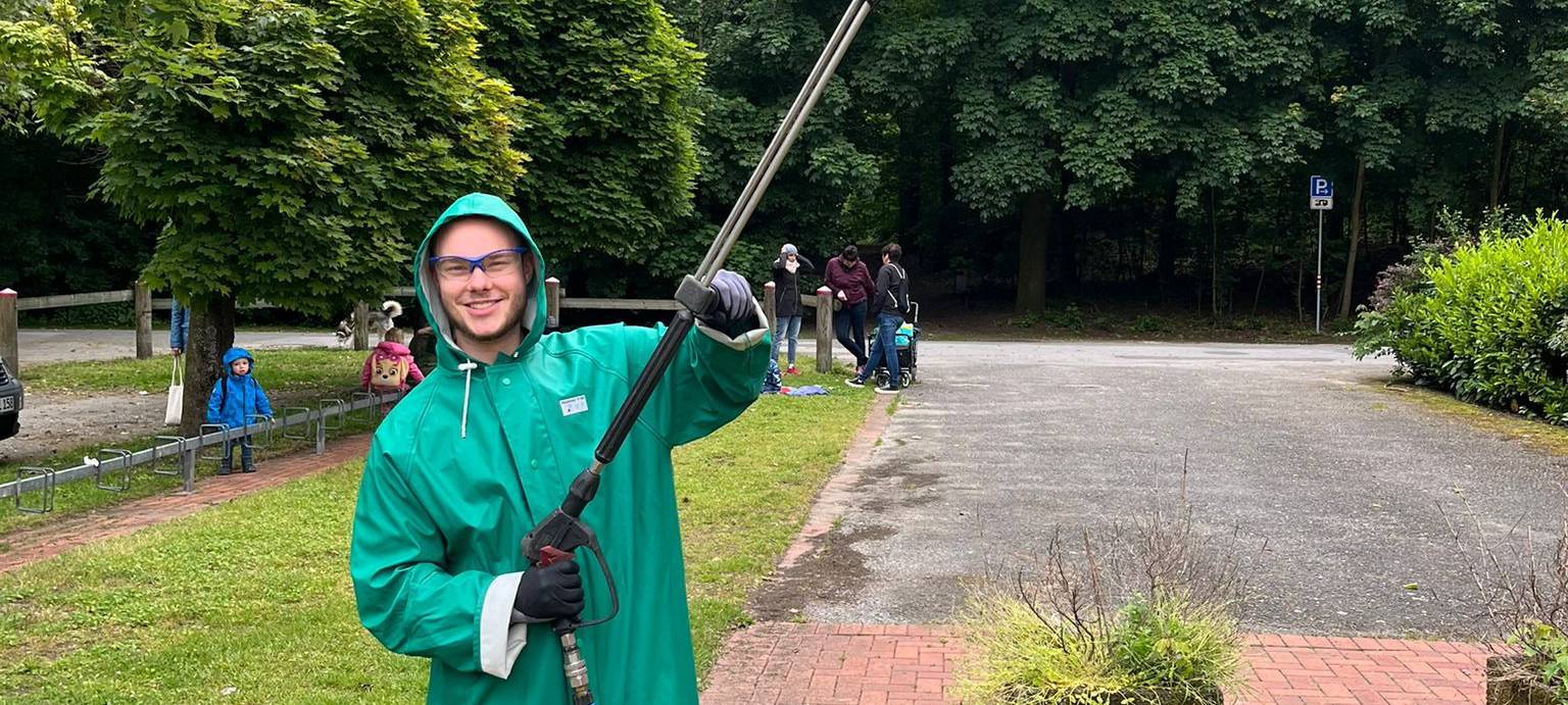 Unser Reporter macht das Bültenfreibad Epe fit!