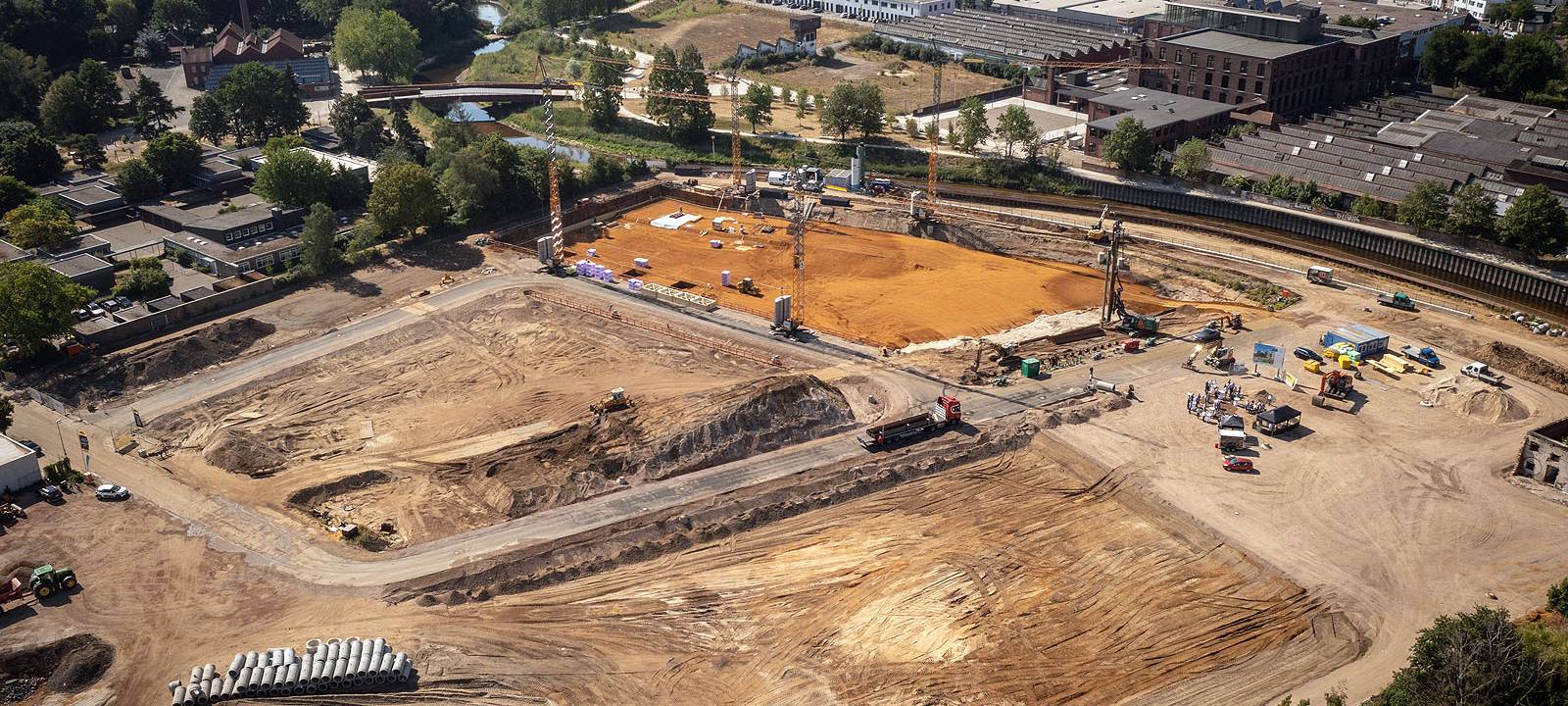 Baustart 7Höfe Bocholt