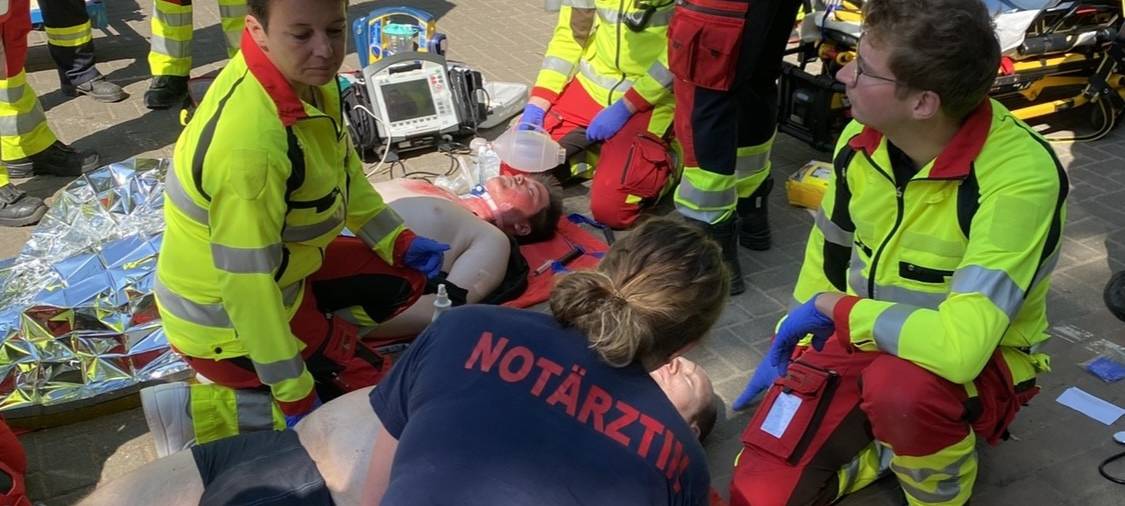 Übung für Rettungskräfte in Borken-Gemen