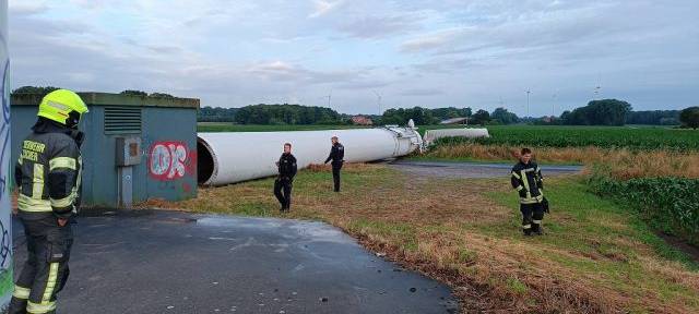 Winrad in Gescher gebrochen