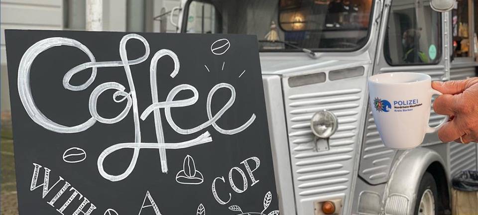 "Coffee with a Cop" in Bocholt