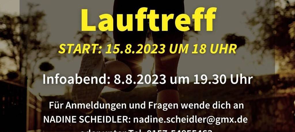 Lauftreff Ahaus - neuer Anfängerkurs