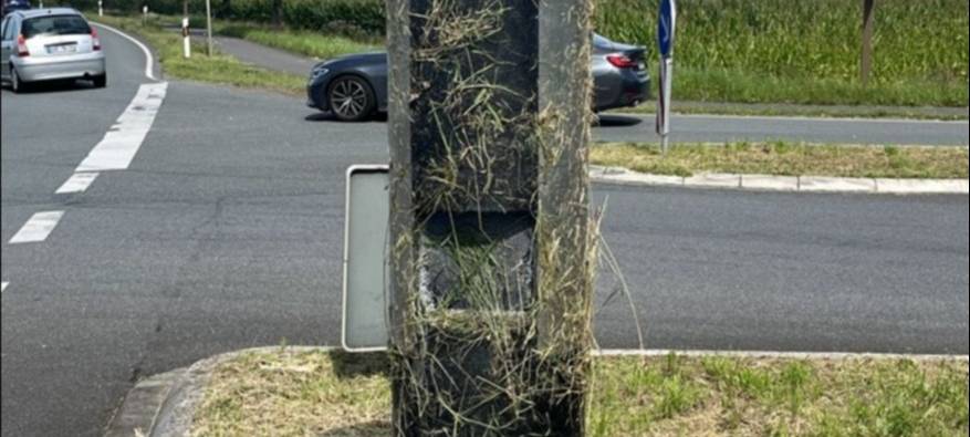 Vandalismus gegen drei Blitzen