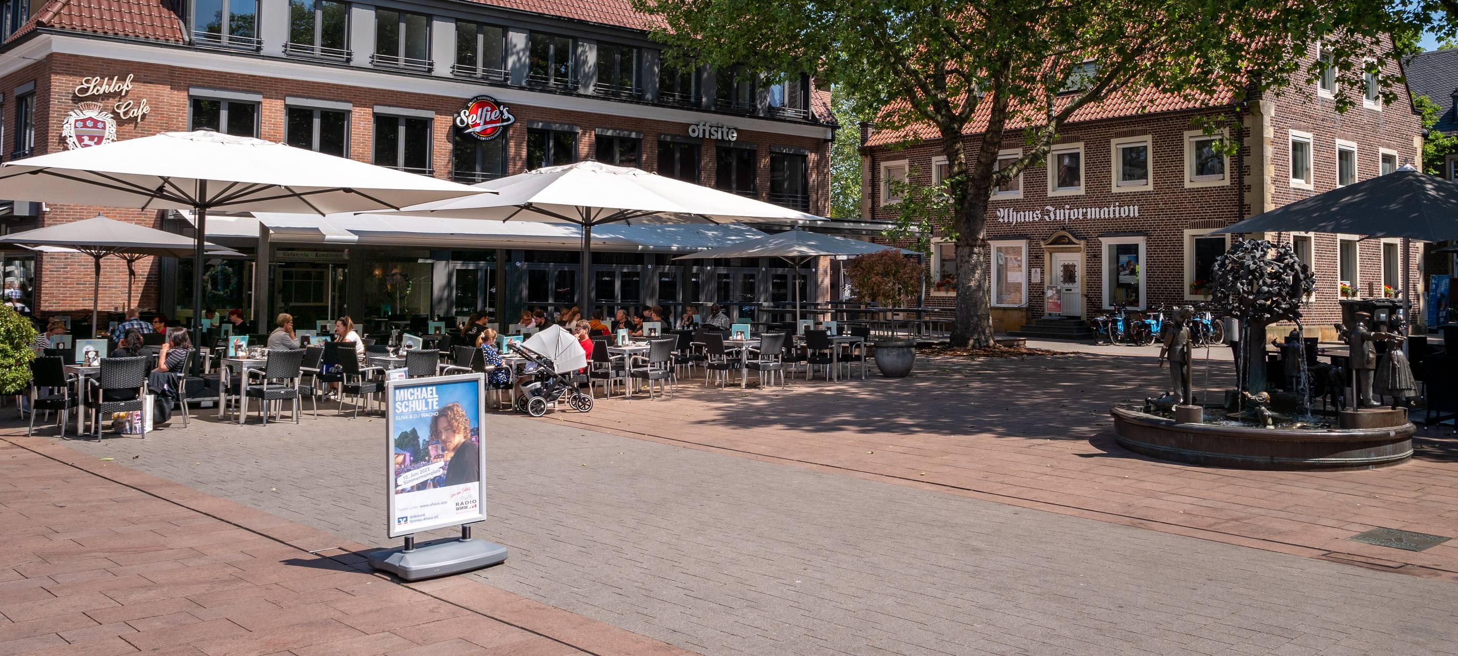 Messung der Besuchsfrequenz in Ahauser Innenstadt