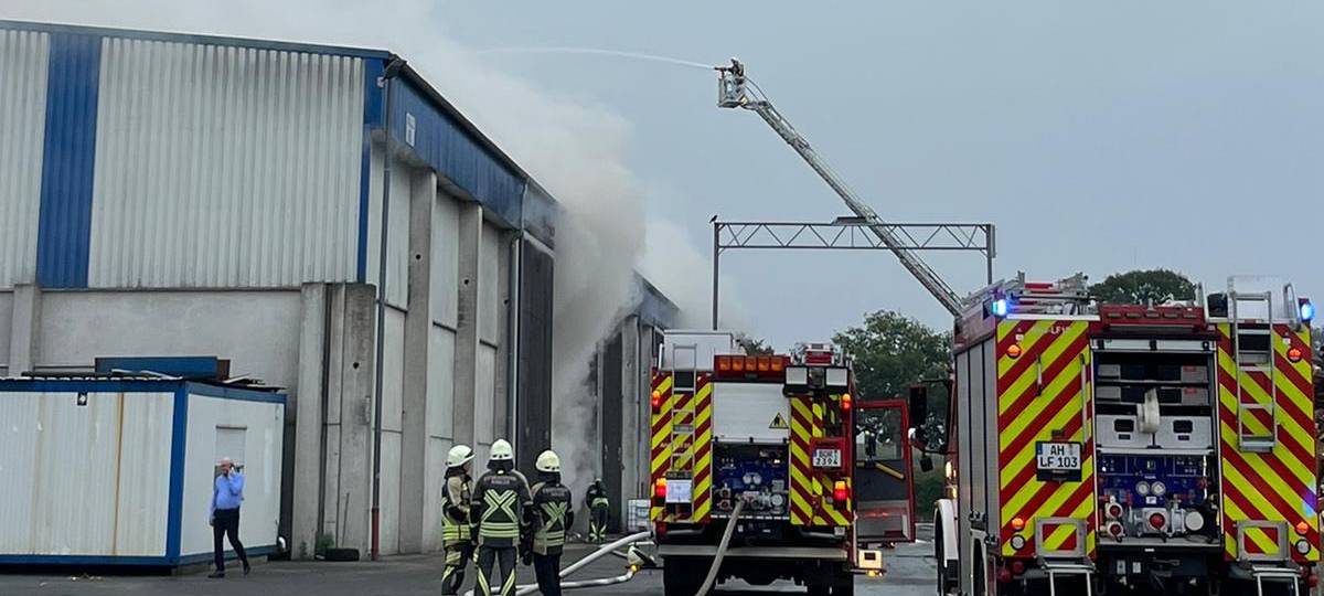 Großbrand in Ahaus