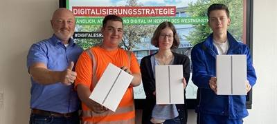 IPads für die Azubis der Gemeinde Südohn
