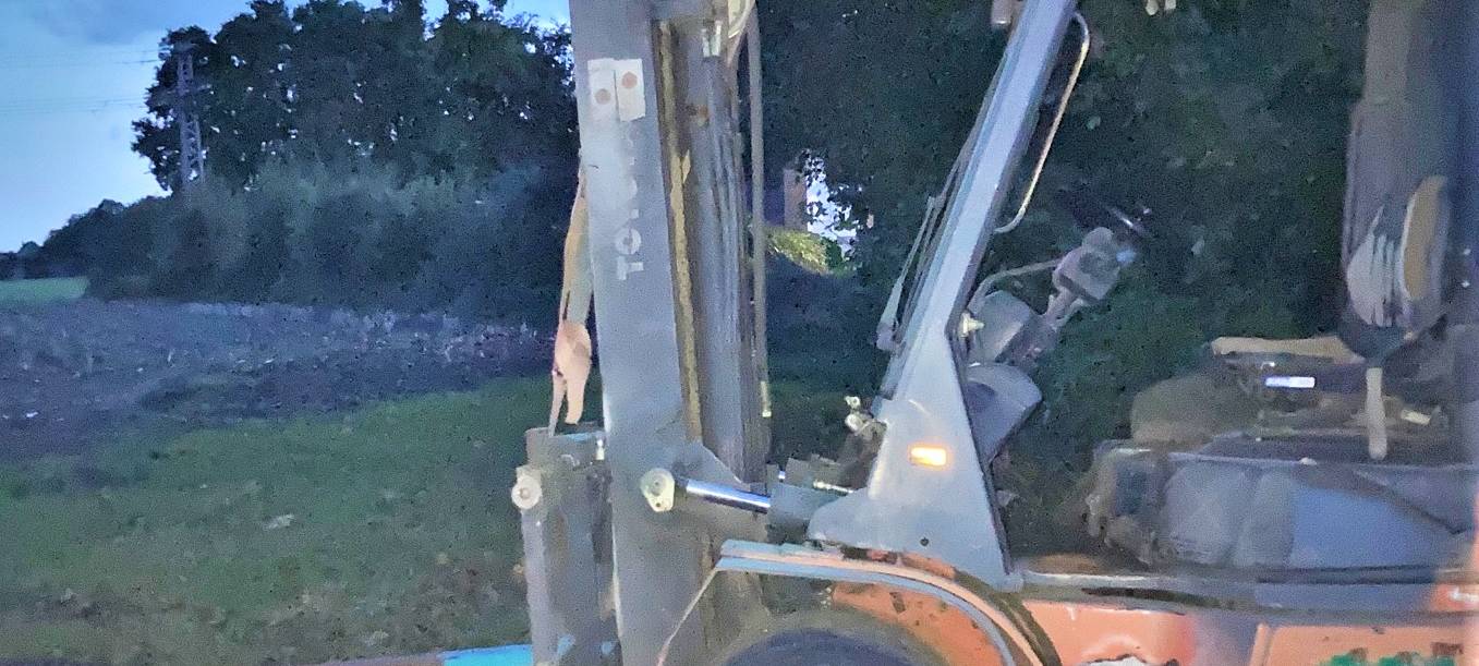 Polizei sucht Eigentümer von Stapler in Weseke