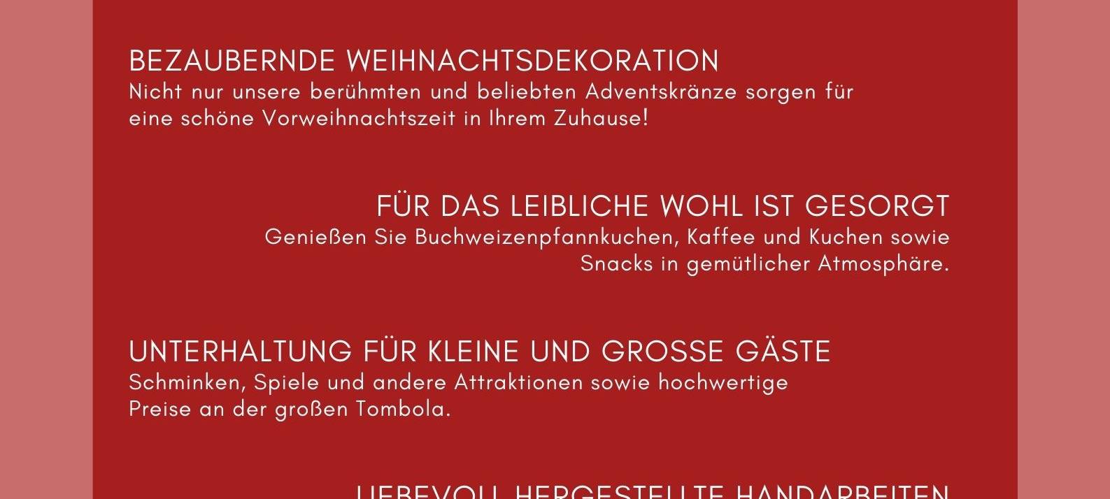 Traditionsbasar der Bischof Ketteler Schule