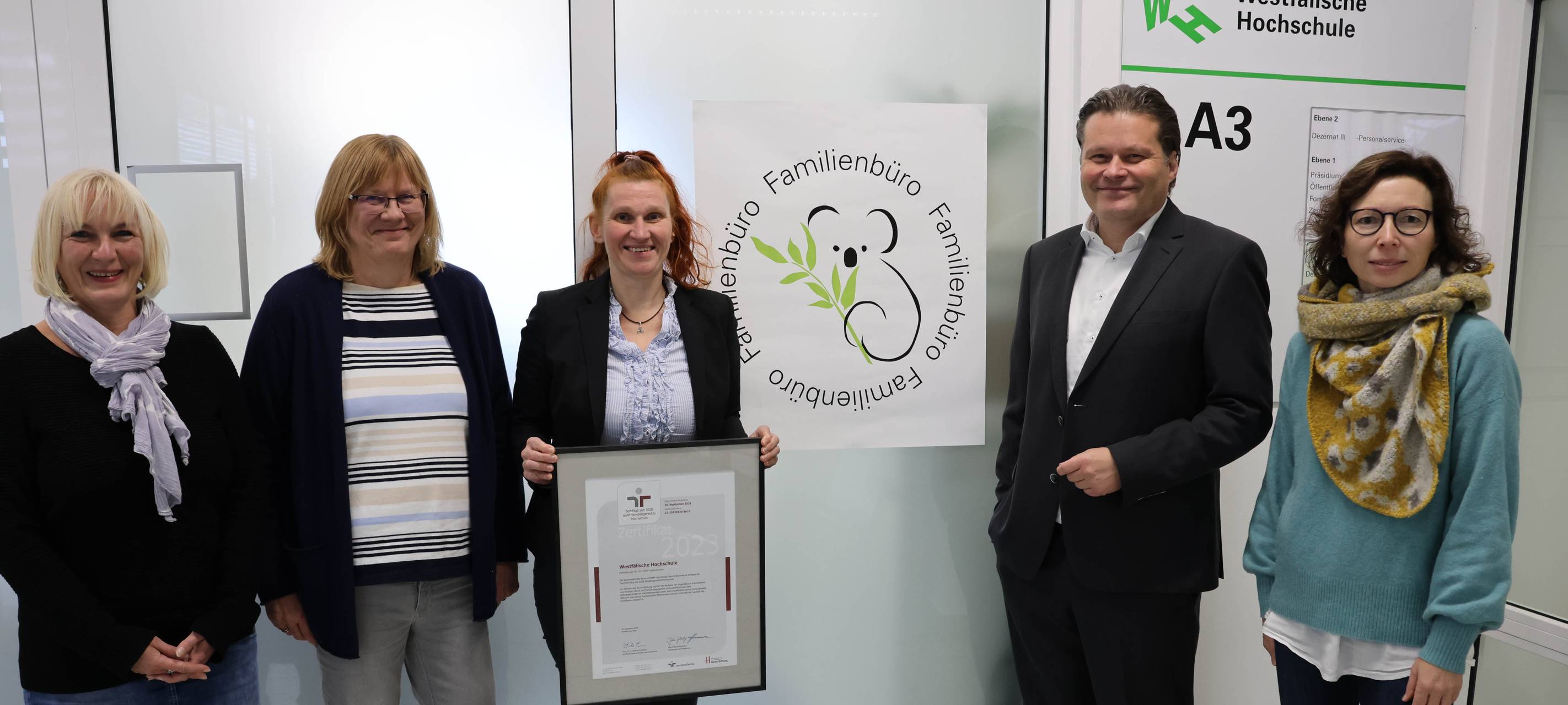 Westfälische Hochschule erneut als familienfreundlich zertifiziert