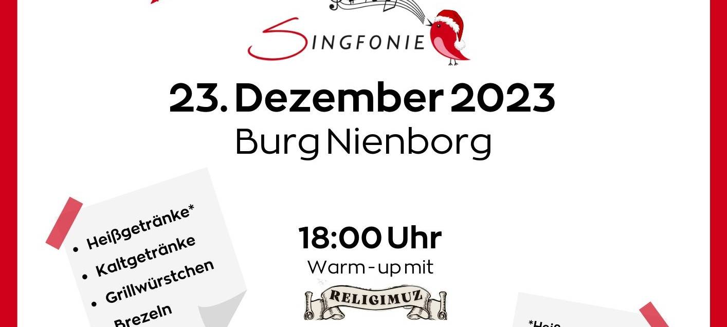 Großes Open Air Weihnachtskonzert in Nienborg