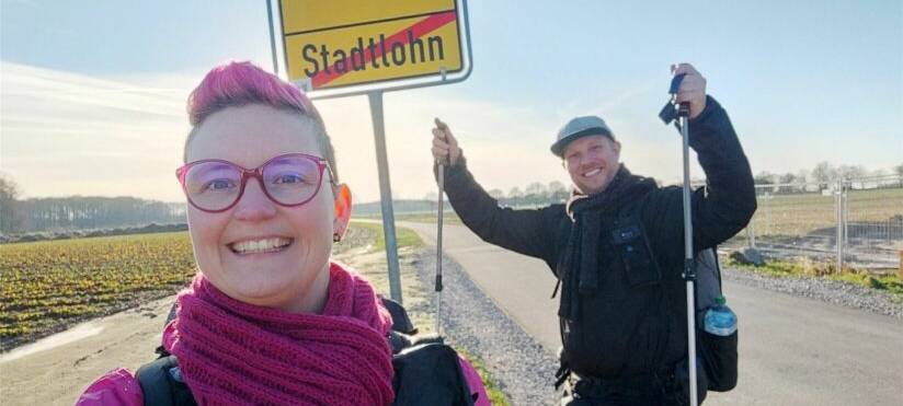 Stadtlohner Paar startet Weltreise zu Fuß