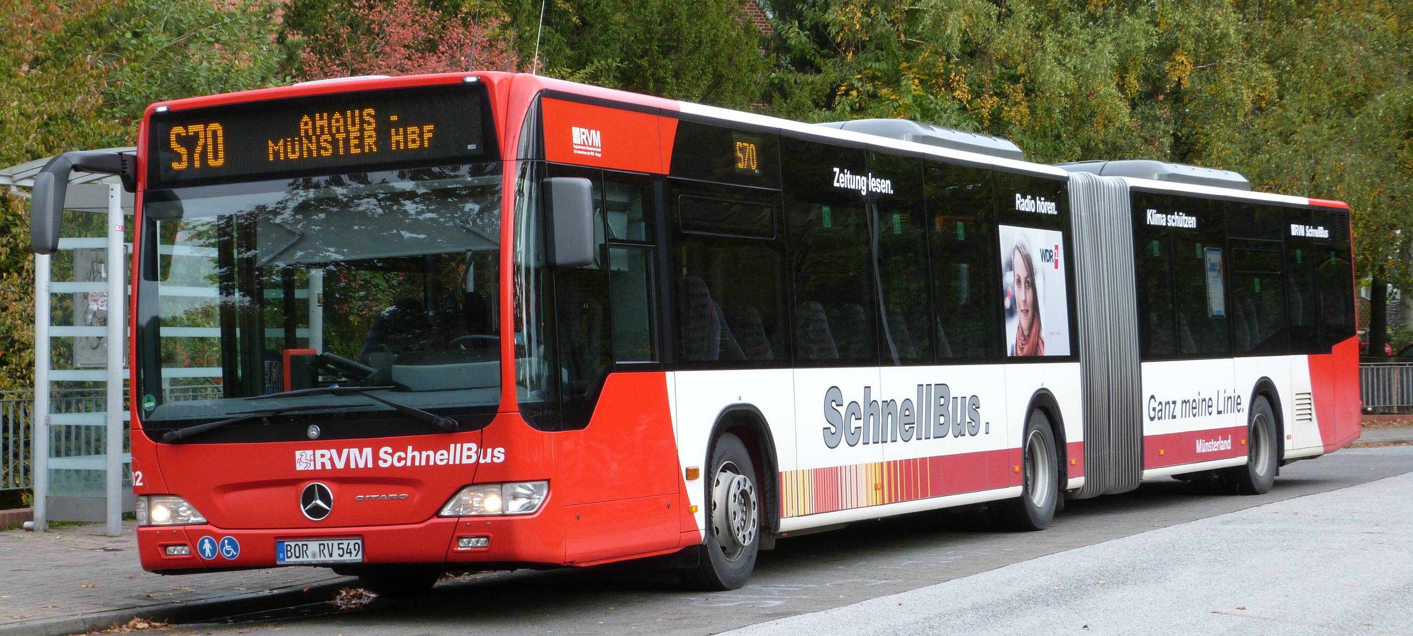 Busausfälle im Westmünsterland wegen Warnstreiks